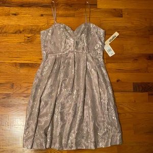 Jill Stuart Dress, Color: Taupe/Metallic, Size: 6.